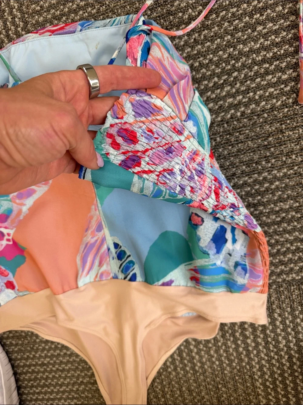 Amanda Uprichard Lavinia Bodysuit in Papillon, size S - Picture 8 of 11